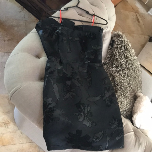 MoNique Lhuillier size 2 ELEGANT BLACK holiday DRESS - Picture 3 of 14